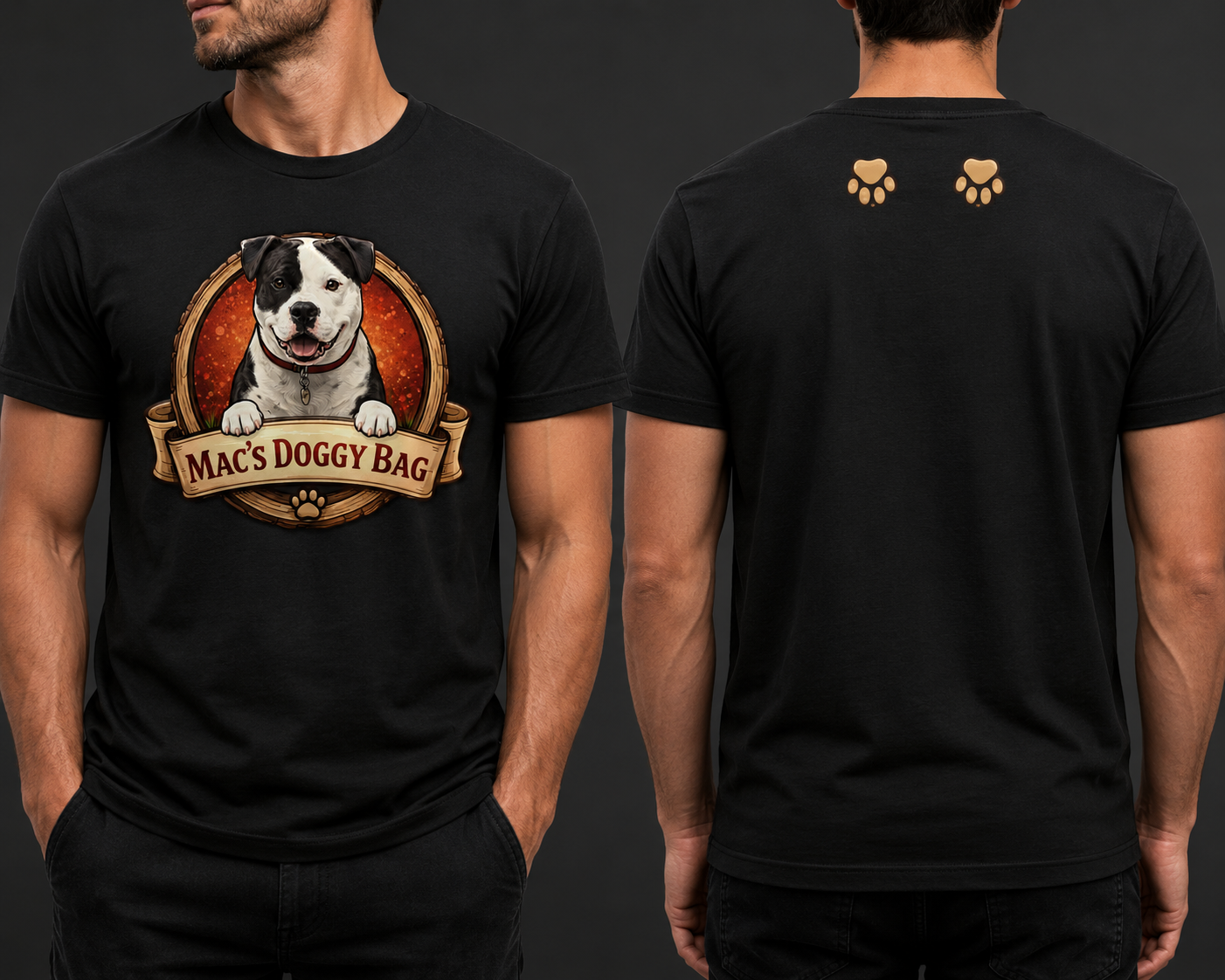 Mac's Doggy Bag T Shirts (Regular) - Hug Me Mac